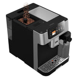 Machine a café avec broyeur - BEKO - CEG7348X - 1350 W - 250g de grains - Noir / Silver