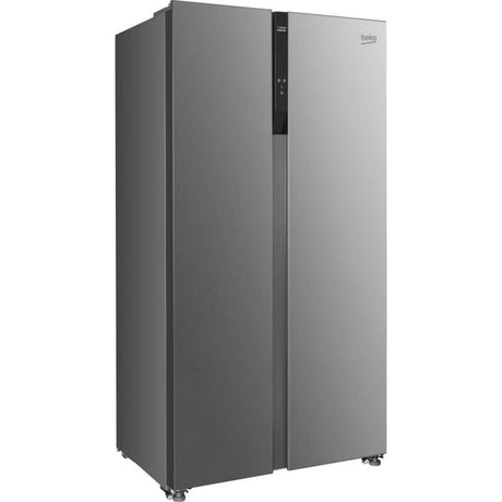Réfrigérateur Américain - BEKO - GNO5323XPN - 532 L - Froid ventilé - Ecran sur la poignée - Classe D -  177x91x67 - Inox