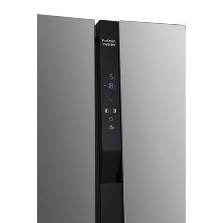 Réfrigérateur Américain - BEKO - GNO5323XPN - 532 L - Froid ventilé - Ecran sur la poignée - Classe D -  177x91x67 - Inox