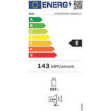 Réfrigérateur monoporte - BEKO - B1RMLNE444W - 365 L - Ventilé - Clayette porte bouteille - Classe E - 186,5x 59,7x 70,9 - Blanc