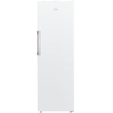 Réfrigérateur monoporte - BEKO - B1RMLNE444W - 365 L - Ventilé - Clayette porte bouteille - Classe E - 186,5x 59,7x 70,9 - Blanc