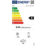 Réfrigérateur BEKO - B1854N - Table top - intégrable - 110 L (97L+13L) - 86x55x55 cm