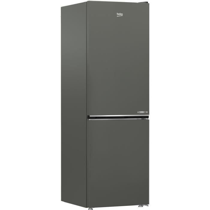 Réfrigérateur combiné - BEKO - B5RCNE366HG - Classe C - 316 L - 59,5 x 66,3 x 186,5 cm - Manhattan Gray