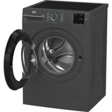 Lave-linge hublot BEKO bPRO 500 BM0WU38411FB - 8 kg - 1400 trs/min - Classe A - Noir