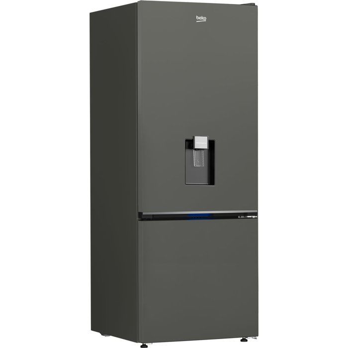 Réfrigérateur combiné - BEKO - B1RCNE534DG -Grande capacité 475 L - Ventilé - Distributeur d'eau - Classe E - 187x70,9x59x7 - Grey