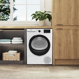 Seche-linge pompe a chaleur BEKO b300 D3H27493W - 7 kg - Induction - L60cm - Capteur d'humidité - Blanc