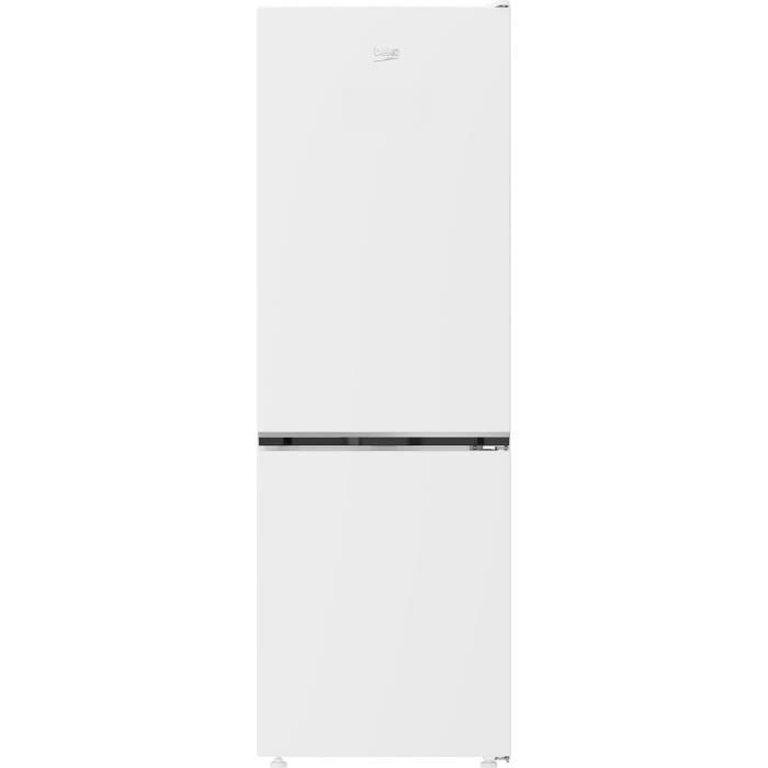 Réfrigérateur combiné - BEKO - B3RCNA345HW1 - 301 L - Ventilé -  HarvestFresh - Porte bouteille - Classe D -186.5x59.5x66.3 - Blanc