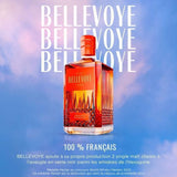 BELLEVOYE Orange - Whisky Triple Malt - Whisky Français Bellevoye - 40 % Alcool - Origine : 100 % France - 70 cl