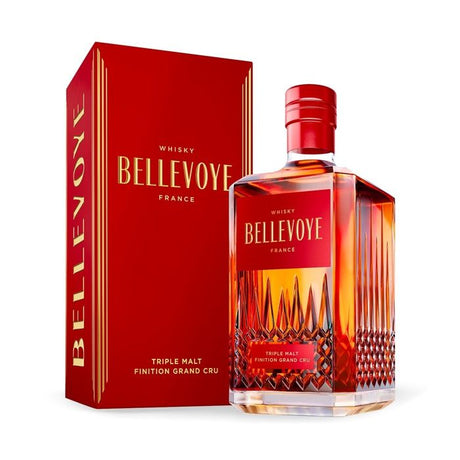 BELLEVOYE - ROUGE - Whisky - Triple Malt - Origine : France - 43 % alcool  - bouteille 70 cl