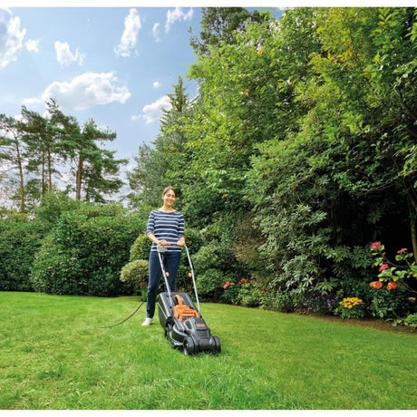 Tondeuse électrique filaire - BLACK&DECKER - BEMW351-QS - 1000W - 32cm de coupe