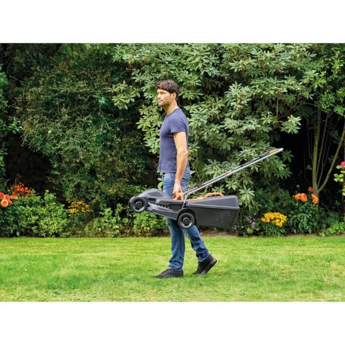Tondeuse électrique filaire - BLACK&DECKER - BEMW351-QS - 1000W - 32cm de coupe