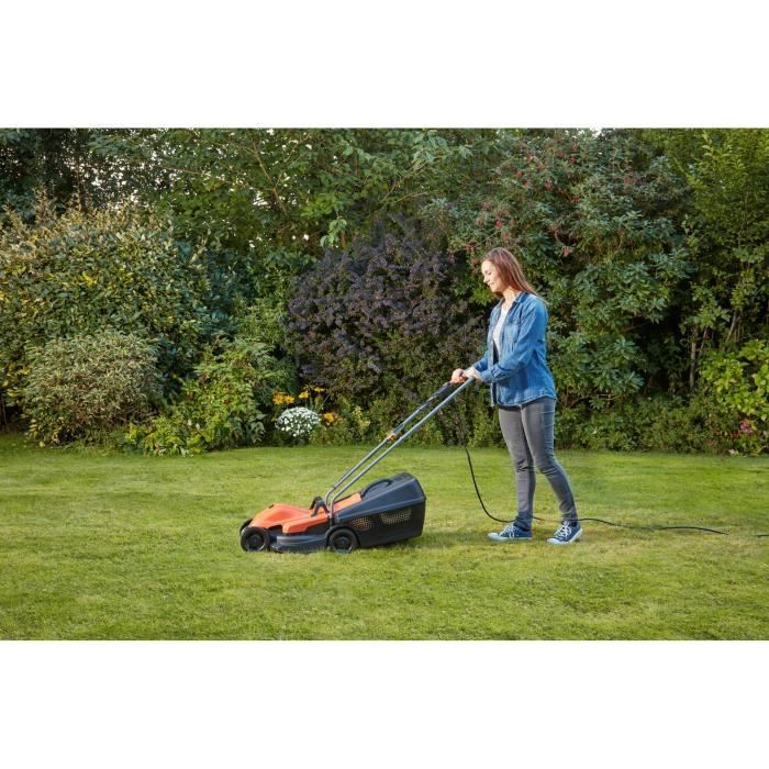 Tondeuse électrique filaire - BLACK&DECKER - BEMW451-QS - 1200W - 32cm de coupe