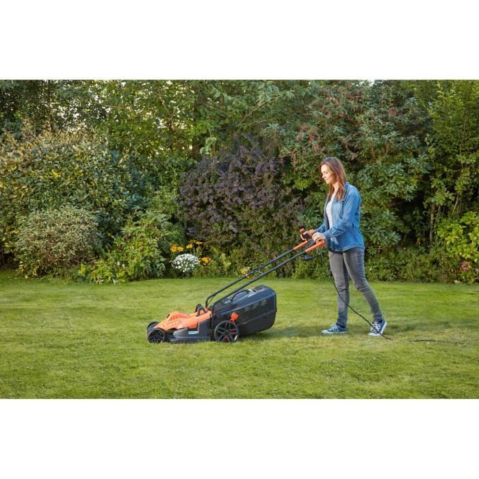 Tondeuse électrique filaire - BLACK+DECKER - BEMW481BH-QS - 1800W - 42cm de coupe