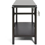 Desserte pour plancha - LIVOO - GS130 - Plateau 85 x 50 cm - Convient pour les planchas 2, 3 ou 4 brûleurs - Finition métal