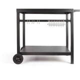 Desserte pour plancha - LIVOO - GS130 - Plateau 85 x 50 cm - Convient pour les planchas 2, 3 ou 4 brûleurs - Finition métal