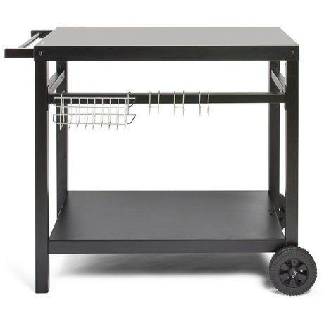Desserte pour plancha - LIVOO - GS130 - Plateau 85 x 50 cm - Convient pour les planchas 2, 3 ou 4 brűleurs - Finition métal