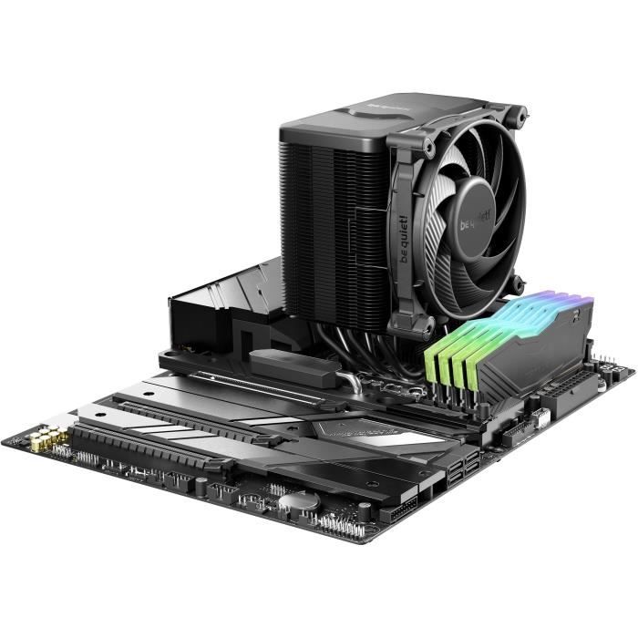 Refroidisseur CPU - BEQUIET - Dark Rock 5 - Ventilateur Silent Wings 135mm - Montage sans outil - Design élégant