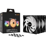 BE QUIET! - Light Wings LX - Ventilateur Boîtier - BL124 - 120 mm - PWM high - Speed Triple - Pack