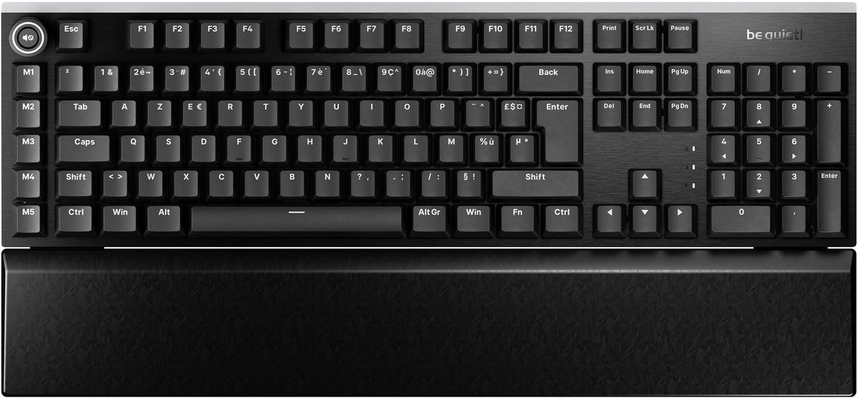Clavier mécanique Gamer - Silent Linear - BE QUIET! - Light Mount - FR ISO - ARGB