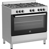 Cuisiniere a gaz - BERTAZZONI - SEL925MX - 5 foyers - 3,6 Kwh - 90 cm - Inox