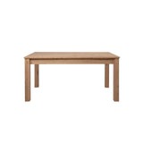 Table a manger extensible 6-10 personnes - Rectangulaire - MDF - Industriel - Bergen - L 160-200 x P 75 x H 90 cm
