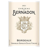 Château De Bernandon 2021 Bordeaux - Vin rouge de Bordeaux