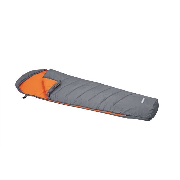 Sac de couchage - BESTWAY - 68103 - 180 x 75 cm - Idéal 3°C a 8°C - Polyester 210T