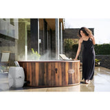 Spa gonflable BESTWAY - Lay-Z-Spa Helsinki - 180 airjets - 180 x 66 cm - 5 a 7 places - Rond (couverture, cartouche, diffuseur)