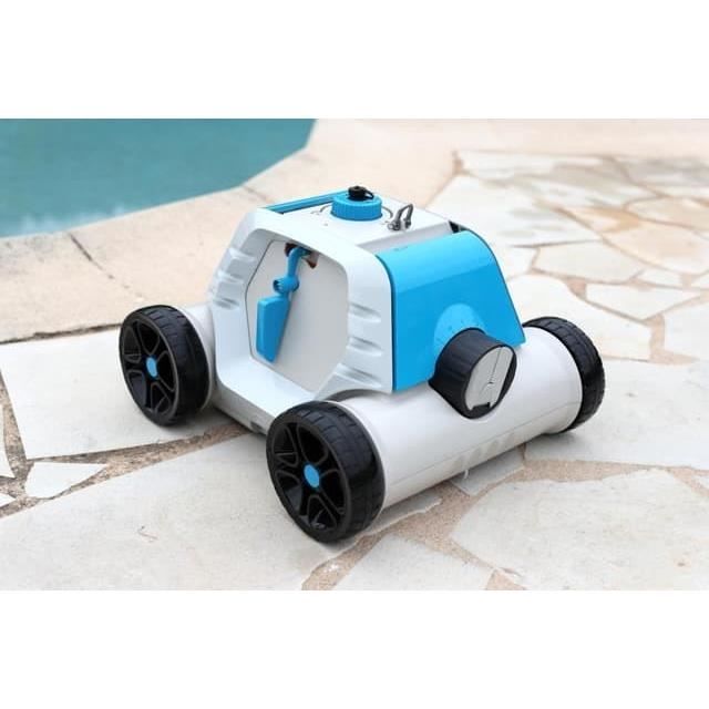Robot de piscine - Bestway - Thetys - Autonome - nettoyage fond plat - 20m² max