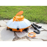 Robot de piscine - Bestway - Frisbee - Autonome - nettoyage fond plat - 5x3m max - Orange
