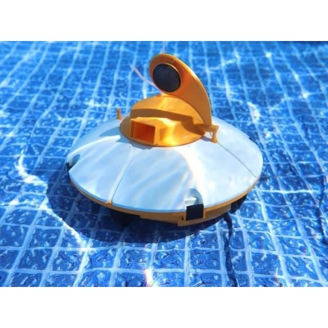 Robot de piscine - Bestway - Frisbee - Autonome - nettoyage fond plat - 5x3m max - Orange