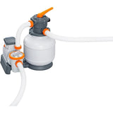 Filtre a sable - Bestway - 8 327 L/h - Avec préfiltre - Pour piscines de 1 100 a 54 500 L