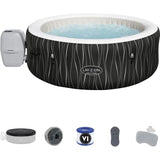 Spa gonflable BESTWAY - Lay-Z-Spa Hollywood - 196 x 66 cm - 4 a 6 places - Rond (Couverture, cartouche, diffuseur, LED...)