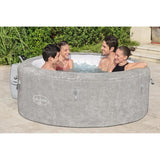 Spa gonflable BESTWAY - Lay-Z-Spa Zurich - 120 airjets - 180 x 66 cm - 4 places - Rond (couverture, cartouche, diffuseur)
