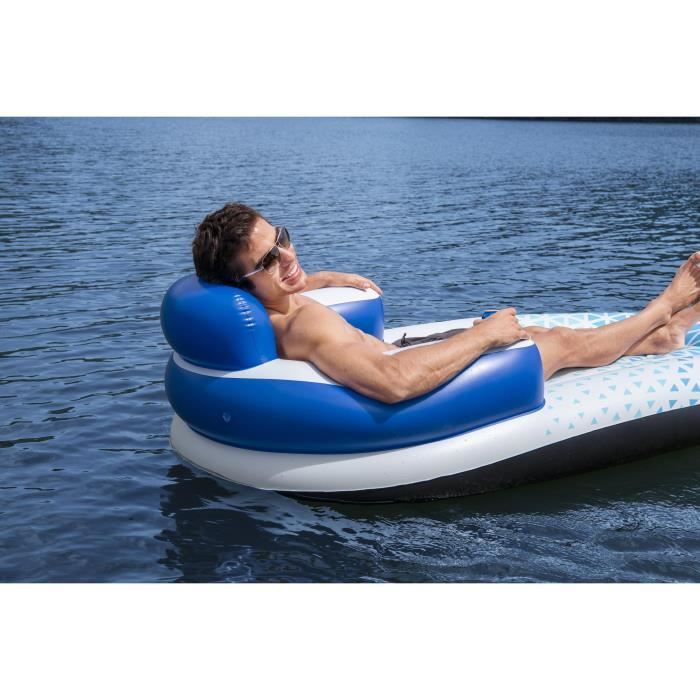 Bouée gonflable - Bestway - matelas Hydroforce  - 1 place - 183 x 97 x 53,5 cm