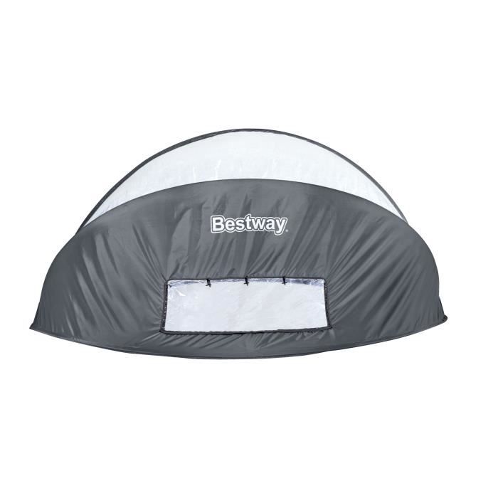 Kit Piscine hors sol tubulaire BESTWAY - Steel Pro Maxô - 366 cm x 100 - Ronde (Pompe de filtration, Èchelle, auvent)