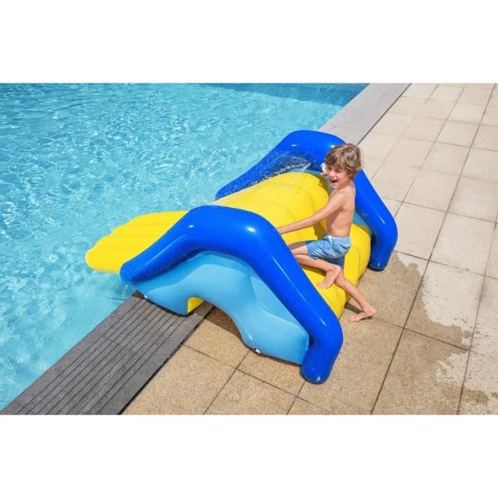 Toboggan gonflable géant - BESTWAY - 52453 - 247 x 124 x 100 cm - 3 ans et + - 75 kg