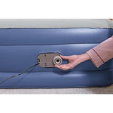 Lit gonflable - BESTWAY - 67628 - 1 place - 191 x 97 x 46 cm, pompe électrique intégrée, cadre de lit