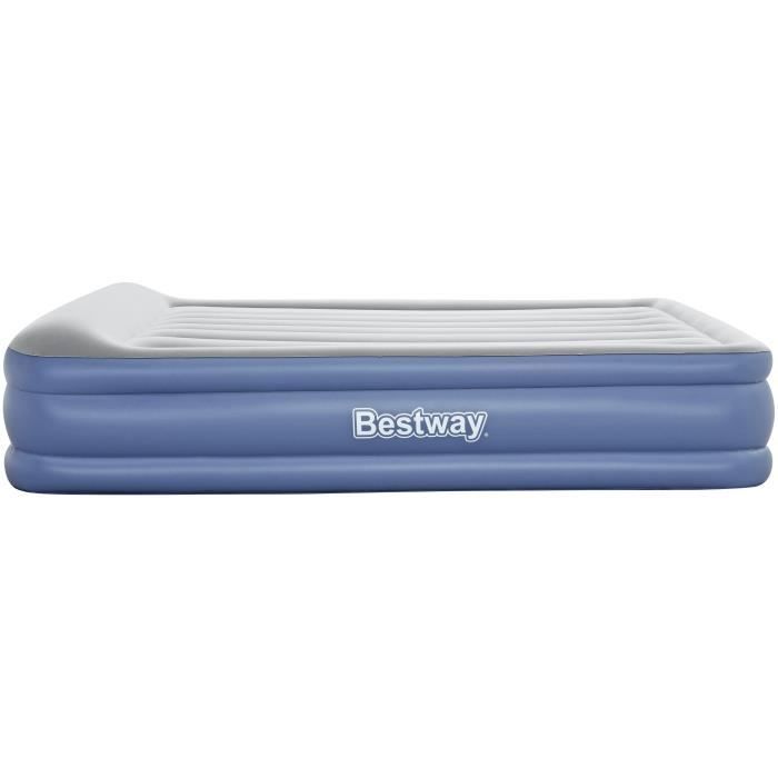 Lit Gonflable - Bestway - Tritech Double - 203x152x46 cm - 300 Kg - Gonflage en 4 Minutes