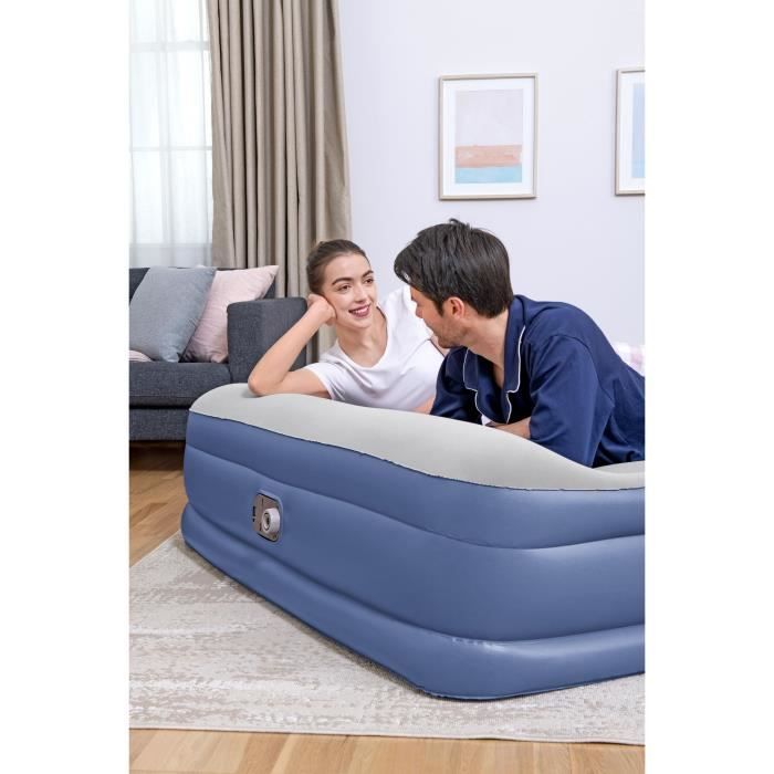 Lit Gonflable - Bestway - Tritech Double - 203x152x46 cm - 300 Kg - Gonflage en 4 Minutes