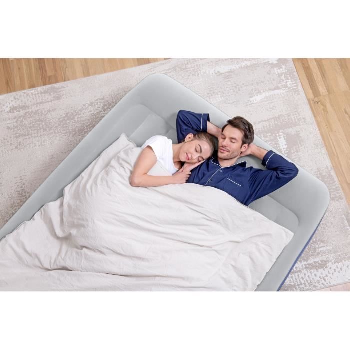 Lit Gonflable - Bestway - Tritech Double - 203x152x46 cm - 300 Kg - Gonflage en 4 Minutes