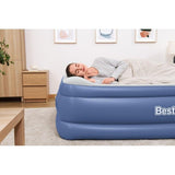 Lit gonflable - Bestway - Tritech - 152 x 203 x 46 cm - 2 places - Pompe intégrée