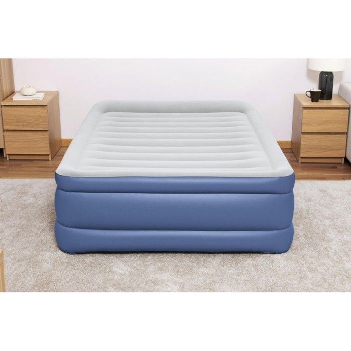 Lit gonflable - Bestway - Tritech - 152 x 203 x 46 cm - 2 places - Pompe intégrée