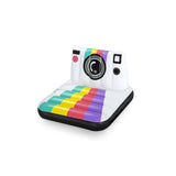 Matelas gonflable de piscine - BESTWAY - Polaroid - Blanc et multicolore