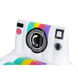 Matelas gonflable de piscine - BESTWAY - Polaroid - Blanc et multicolore