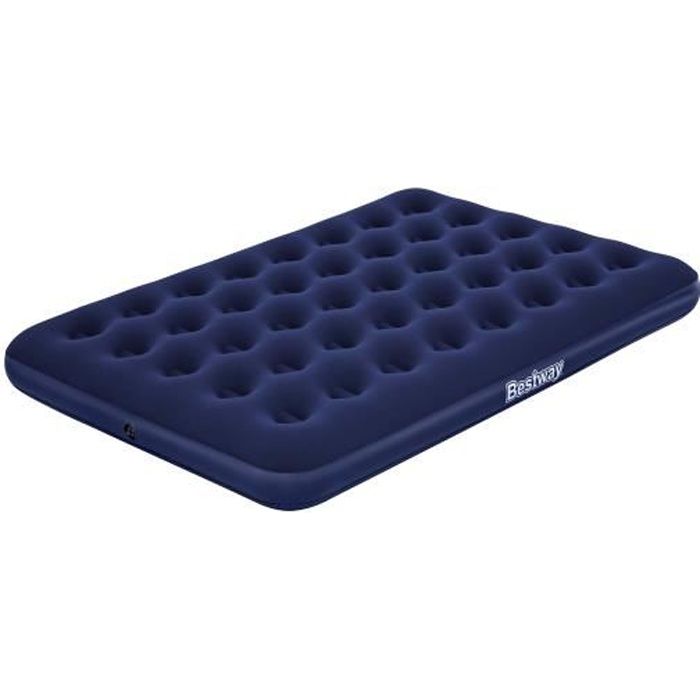 Matelas gonflable camping - BESTWAY - 2 places - 1,91 m x 1,37 m x 22 cm