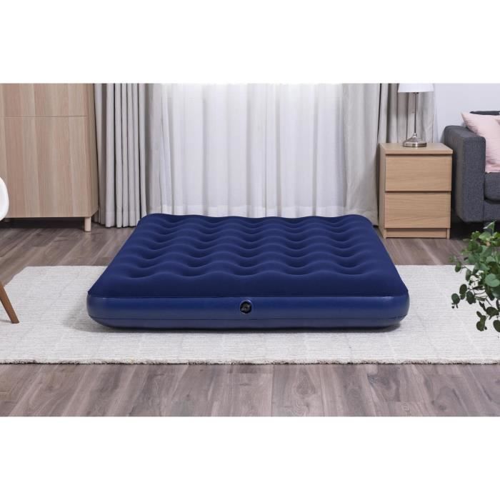 Matelas gonflable camping - BESTWAY - 2 places - 1,91 m x 1,37 m x 22 cm