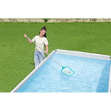 Kit de nettoyage piscine jusqu'à 3,96m - Bestway - Aquaclear - épuisette, flotteur, aspirateur, bande de test, patch de réparation