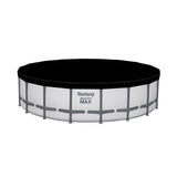 Kit Piscine hors sol tubulaire BESTWAY - Steel Pro Max - 549 x 132 cm - Rectangulaire (Inclus filtre a cartouche + échelle + bâche)