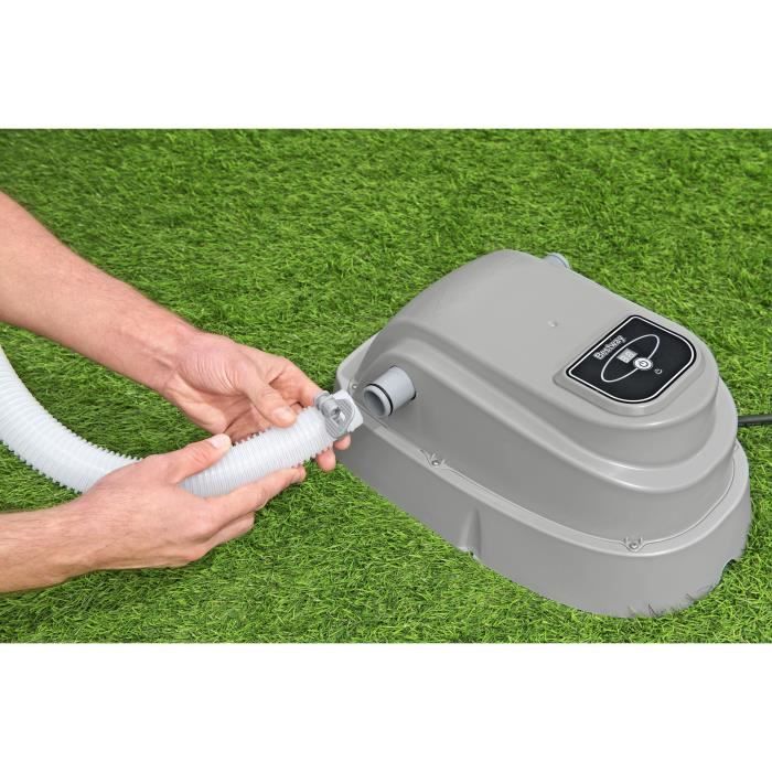 Réchauffeur électrique - Bestway - Pour piscine hors sol - Gris